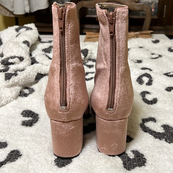 Free People Cecile Velvet Ankle Boot - Picture 4 of 9